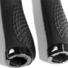 Manopole ergonomiche per bicicletta e-Bike in alluminio, colore nero NTL - immagine 2
