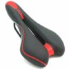 Sella sportiva bicicletta bici da corsa anti prostata bike sport sellino rosso - immagine 2