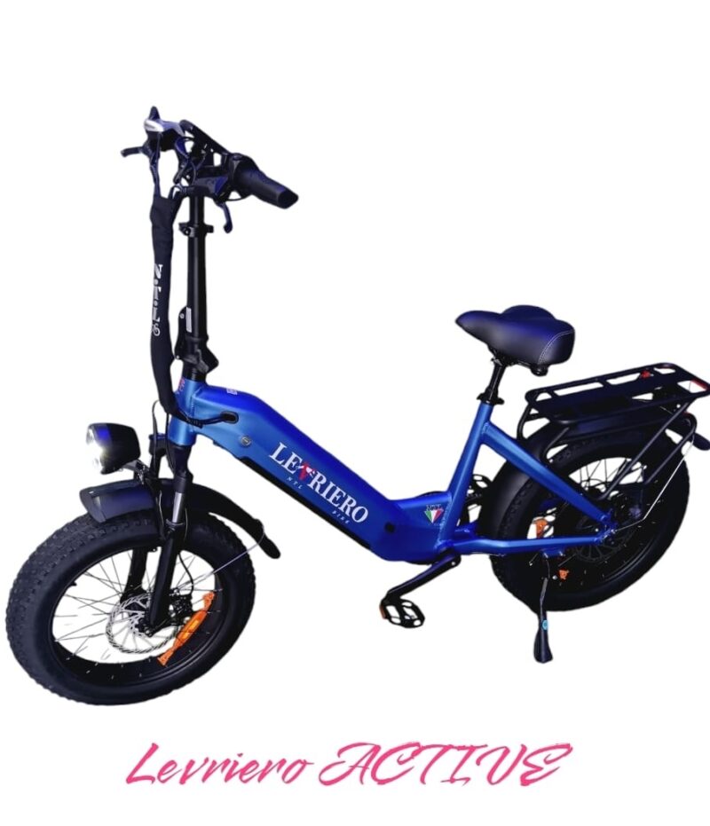 LEVRIERO ACTIVE Bici elettrica 750w/500w 48V NTL BIKE Blu - immagine 3