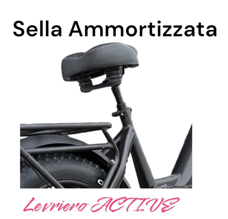 LEVRIERO ACTIVE  Bici elettrica 750w/500w 48V NTL BIKE nera - immagine 3