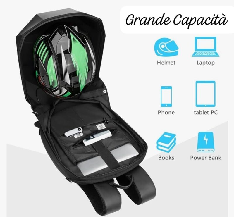 ZAINO LED PORTATILE con SCHERMO a matrice ANIMATO a COLORI con connesione bluethoot , GIF animati - immagine 4