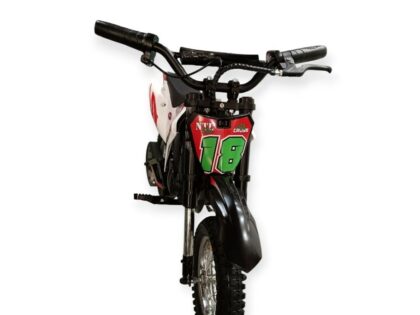 MINIMOTO ELETTRICA PER BIMBI NTL Bianco e Rossa  a 3 VEL.con LED e bluetooth