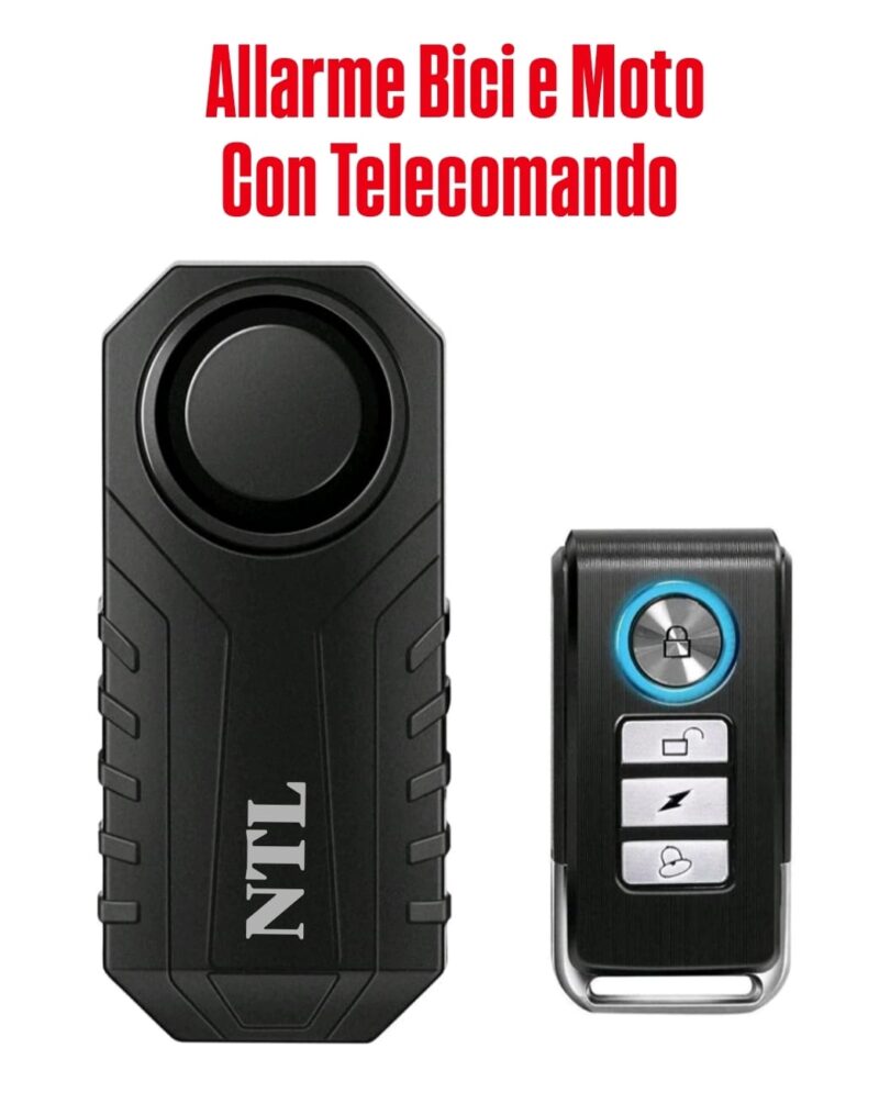 Allarme Bici Antifurto Per Moto Veicoli Auto Moto Con Telecomando,